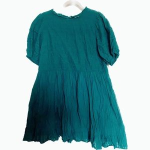 Boho teal dress